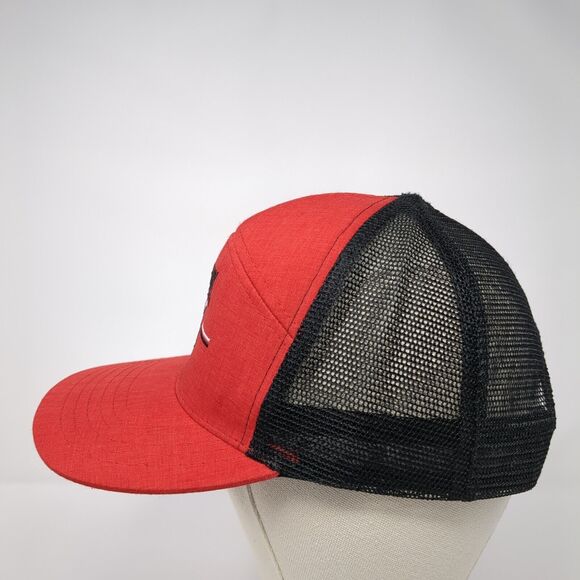 Banbury Golf Course Snapback Trucker Hat Red One Size Mesh Back Legendary - Picture 3 of 9